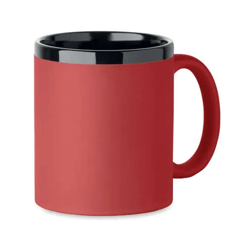 RUBY Kerámia bögre lézerhez 300 ml Piros 