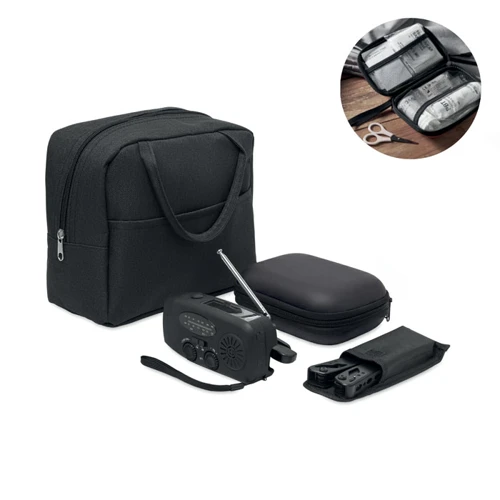 SAFENEST Vészhelyzeti készlet Fekete 