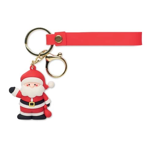 SANTACHARM Mikulás kulcstartó / táskadísz Piros 