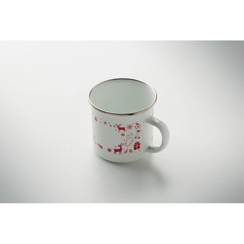 SEASOMEL Karácsonyi zománc bögre 300ml Fehér 