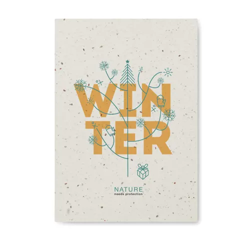 SEED BOOK A5 magpapír borítójú notesz Fehér 