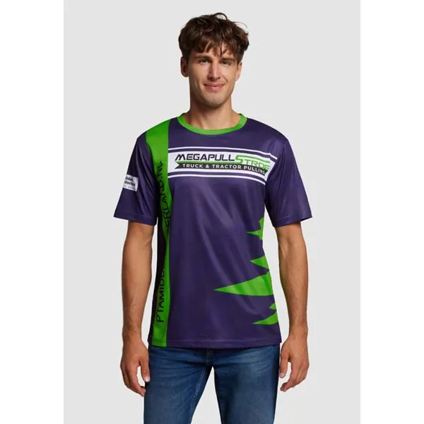 Hálós PES, kerek nyakú T-Shirt póló 145 g/m²  