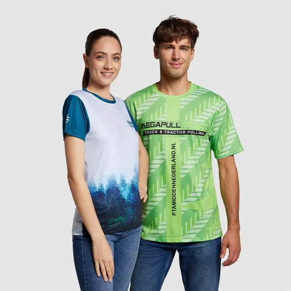 Szublimált, pamut tapintású PES T-Shirt 180g  