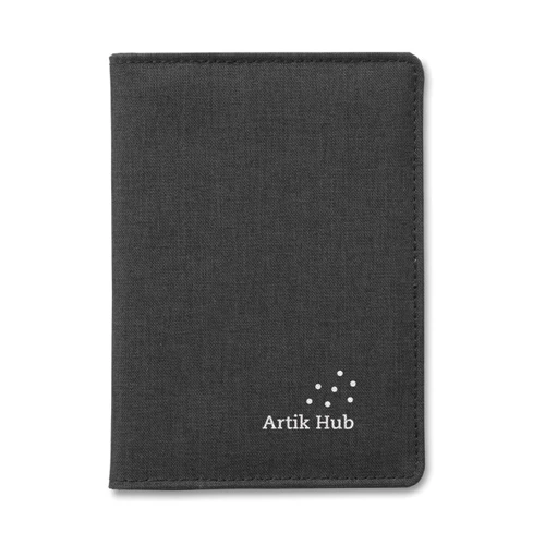 SHIELDOC RFID pénztárca/útlevél tartó Fekete 
