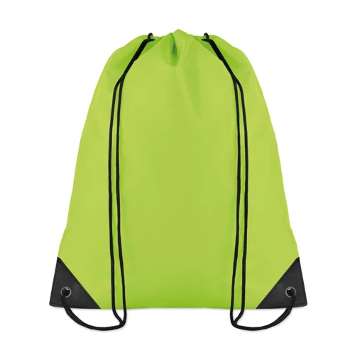 SHOOP 190T poliészter tornazsák Lime 