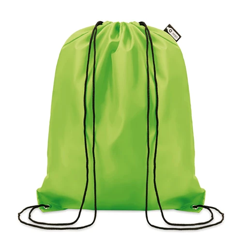 SHOOPPET Zsinóros tornazsák, 190T RPET Lime 