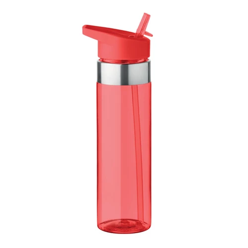 SICILIA Tritán kulacs, 650 ml Áttetsző Piros 