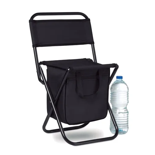SIT & DRINK Összehajtható szék + hűtőtáska Fekete 