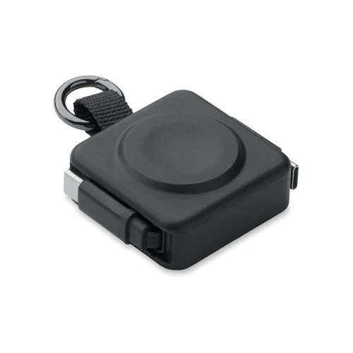 SKILFUL Visszahúzható 100W USB-C kábel Fekete 