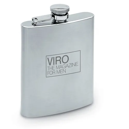 SLIMMY FLASK Laposüveg 175 ml Matt Ezüst 