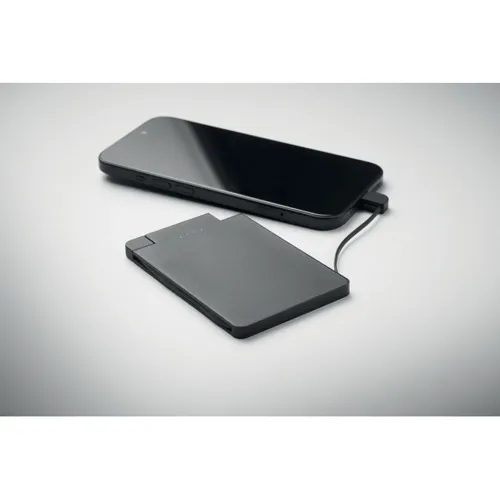 SLIMPO Mágneses powerbank 2500 mAh Fekete 