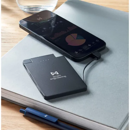 SLIMPO Mágneses powerbank 2500 mAh Fekete 