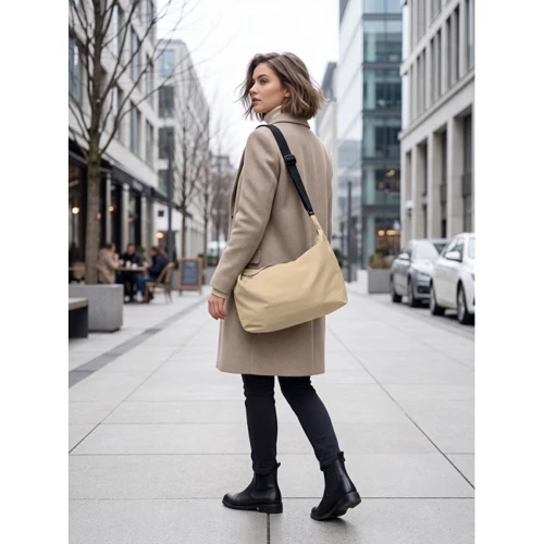 SLING Nylon keresztpántos táska Khaki 