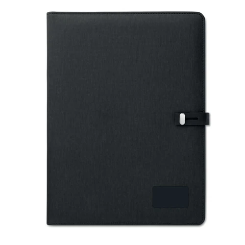 SMARTFOLDER A4 mappa, 4000 mAh powerbank Fekete 
