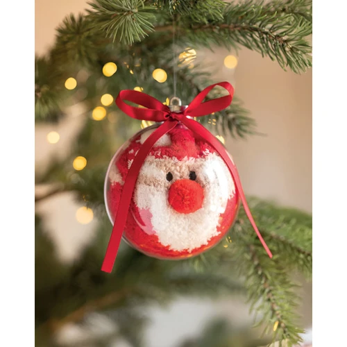 SNUG M Mikulás zokni gömbdíszben Piros 