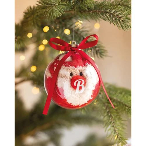 SNUG M Mikulás zokni gömbdíszben Piros 