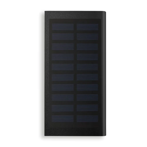 SOLAR POWERFLAT 8000 mAh napelemes powerbank Fekete 