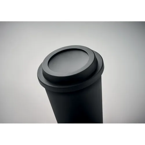 SORA Duplafalú PP pohár 300 ml Fekete 
