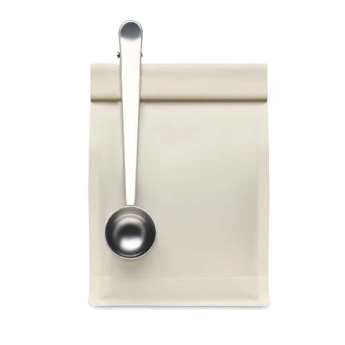 SPOONCOOP Adagoló kanál tasakzáróval Ezüst 