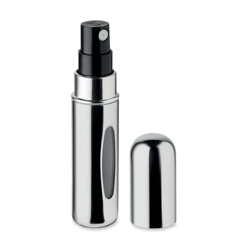 SPRAY Újratölthető parfümszóró 5ml Fényes Ezüst 