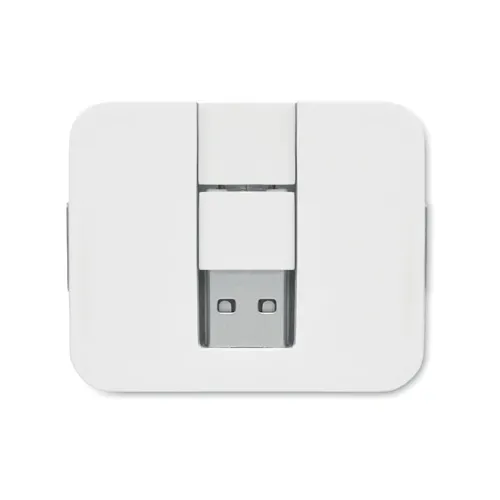 SQUARE-C 4 portos USB hub Fehér 