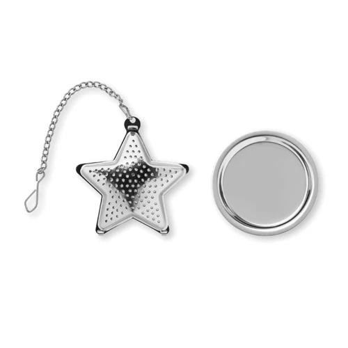 STARFILTER Csillag alakú teatojás Matt Ezüst 