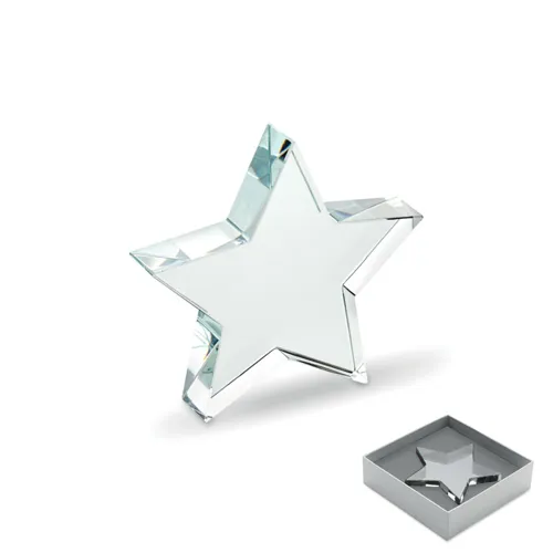STARWARD Csillag üveg díj/emlékplakett Atlatszo 