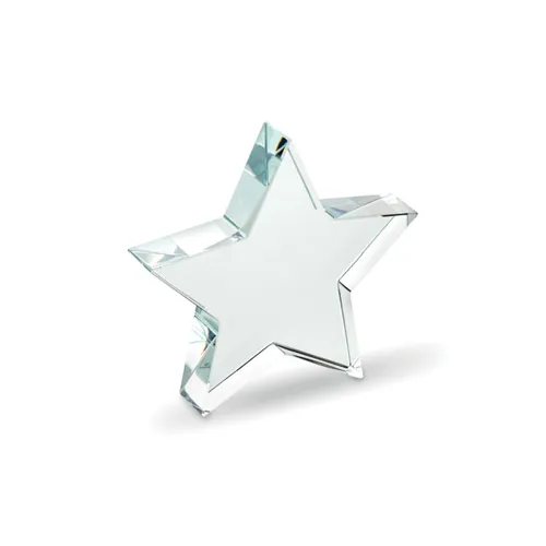 STARWARD Csillag üveg díj/emlékplakett Atlatszo 
