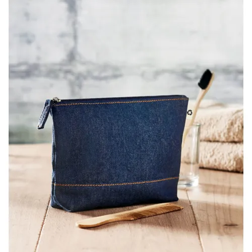 STYLE POUCH Újrahaszn. farmer piperetáska Kék 