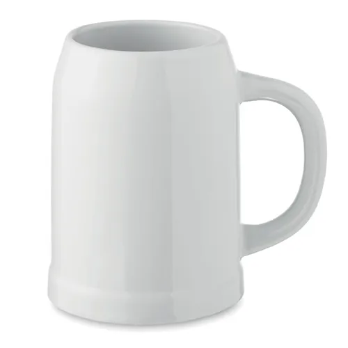 SUBLIER Szublimációs söröskorsó 500 ml Fehér 