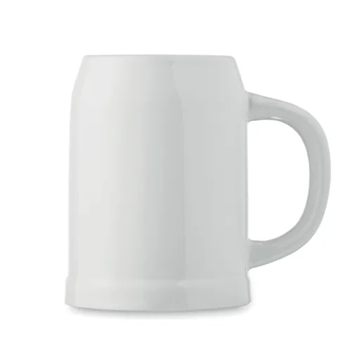 SUBLIER Szublimációs söröskorsó 500 ml Fehér 