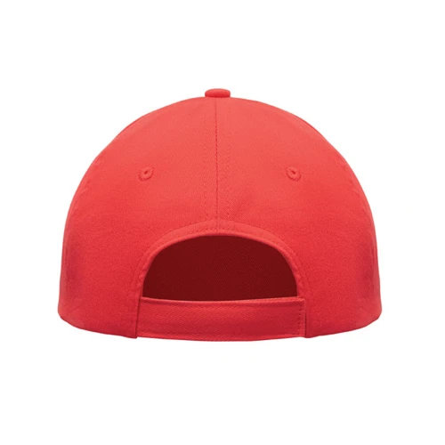 SUNNY 5 panel baseball sapka 180 gr Fehér/piros 