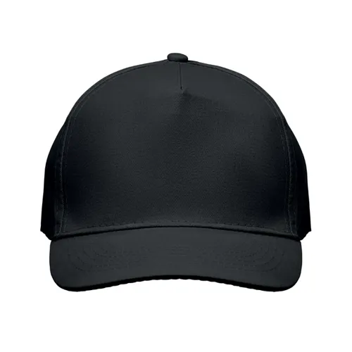 SUNNY 5 panel baseball sapka 180 gr Fekete 