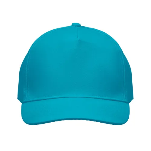 SUNNY 5 panel baseball sapka 180 gr Türkiz 