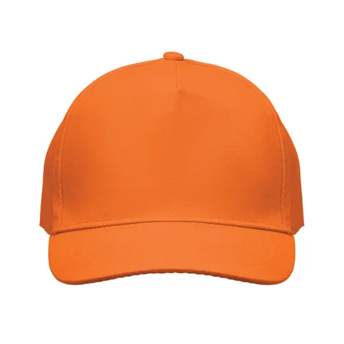SUNNY 5 panel baseball sapka 180 gr Narancssárga 