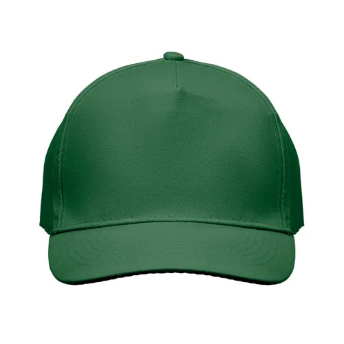 SUNNY 5 panel baseball sapka 180 gr Sötétzöld 