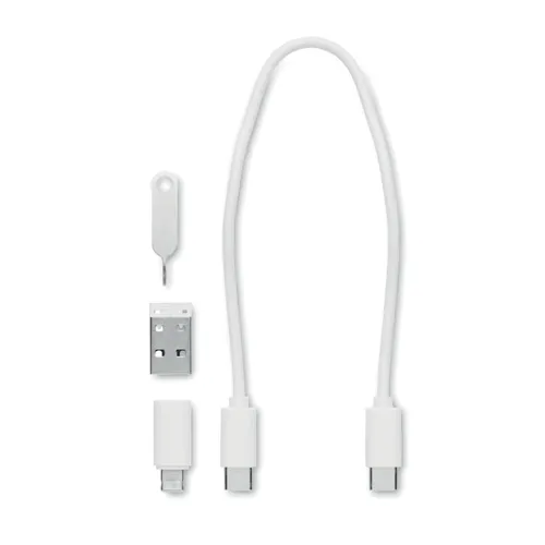 SUPABLE 9 az 1-ben csatlakozó szett Fehér 