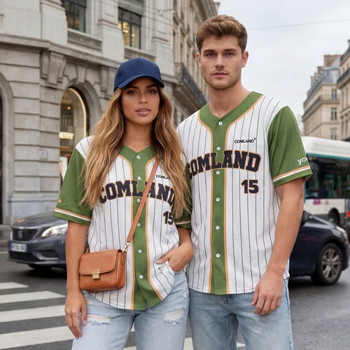 Szublimációs uniszex baseball mez 220 g/m²  