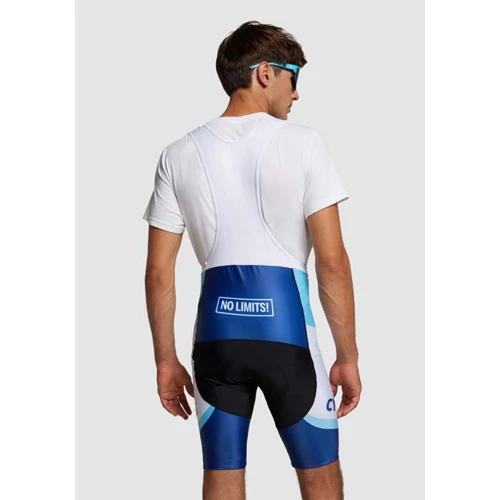 Szublimált, kerékpáros kantáros rövidnadrág  