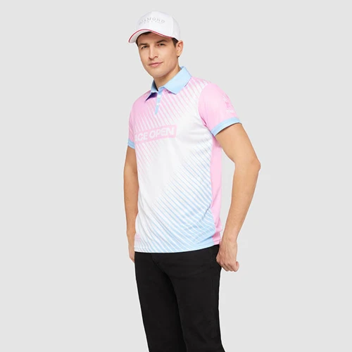 Szublimált slim fit pólóing 145g hálós anyag  