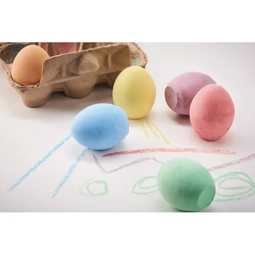 TAMAGO 6 aszfaltkréta tojástartóban Bézs 