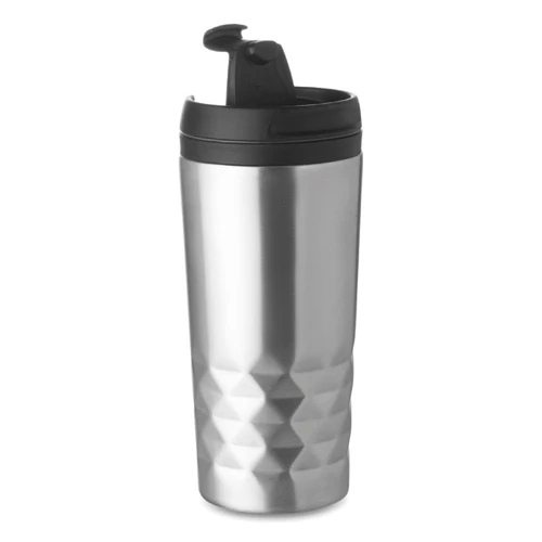 TAMPAS Duplafalú úti bögre 280 ml Matt Ezüst 