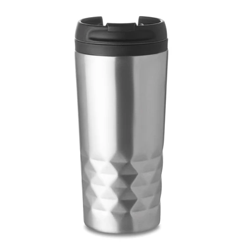 TAMPAS Duplafalú úti bögre 280 ml Matt Ezüst 