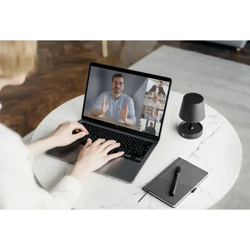 TAPLAMB USB újratölthető asztali lámpa Fekete 