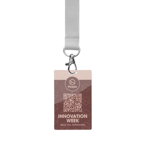 Tartós, PVC-ből készült azonosító- vagy rendezvénykártyák (86x54 mm)  