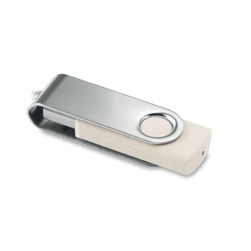 TECHMATE+ Búzaszalma/PP USB 16 GB Bézs 