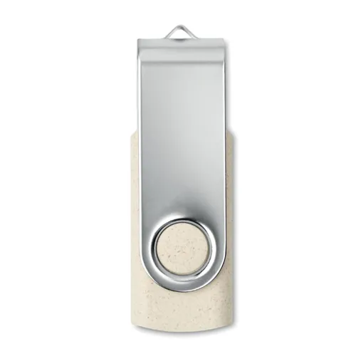 TECHMATE+ Búzaszalma/PP USB 16 GB Bézs 