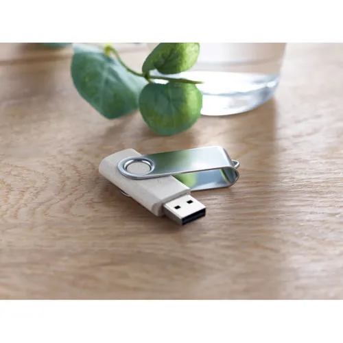 TECHMATE+ Búzaszalma/PP USB 16 GB Bézs 