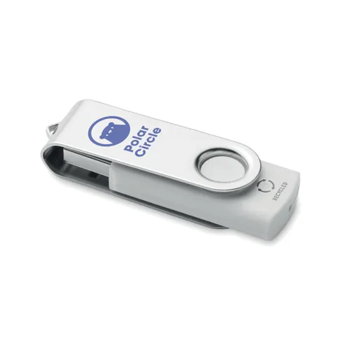 TECHMATE RABS 16GB újrahaszn. ABS pendrive Fehér 
