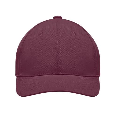 TEKAPO 6 panel baseball sapka 270g/m² Bordó 